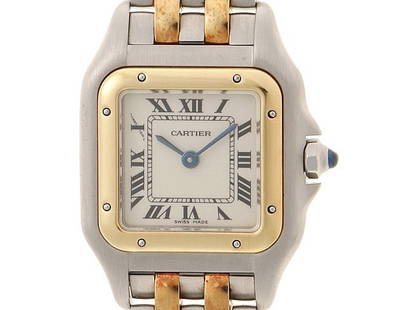 Cartier Panthre SM 84083242 SS/YG Quartz: Material: 18YG/SS Size: 26x22mm Bracelet: 14.5cm Type: Wrist watch At SEUYCO, we strive to provide detailed and accurate descriptions of all items listed for auction. The condition of each item is