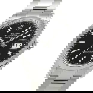 ROLEX Datejust 36 126200 Black Case Size 3636mm: Type: Wristwatch Band Size: 18.5cm Case Size: 36x36mm Movement: Automatic Band Material: Stainless Case Material: Sapphire Crystal Color: Black At SEUYCO, we strive to provide detailed and