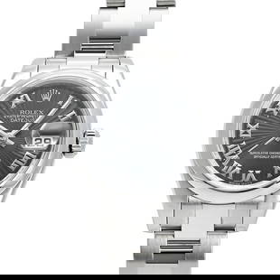 ROLEX Datejust 179160 Black Ladies Watch: Band Size: NA Case Material: NA Band Material: NA Type: Wristwatch Case Size: 26.0mm Brace size 14.0cm Movement: Automatic Color: Black At SEUYCO, we strive to provide detailed and accurate