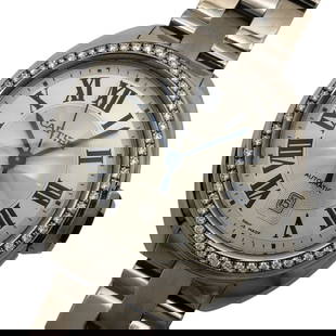 Cartier Cle de Cartier WJCL0002 K18WG: Movement: Automatic Winding Material: K18WG Color: Silver Dial Color: Silver Arm Circumference Size: 17cm Water Resistance: Waterproof 50M Type: Wrist watch At SEUYCO, we strive to provide