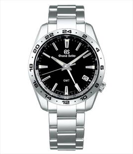 GRAND SEIKO SBGN027 Black Sport Collection: Closure: Fold-Over Push-Button Deployant Case Thickness: 12.3 mm Handmade: No With Manual/Booklet: Yes Band Width: 19 mm Caseback: Screwback Vintage: No Bezel Type: Count-Up/Dive Watch Shape: Round