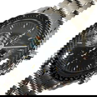 OMEGA Speedmaster Professional Moon Watch 3595.52: Movement: Hand-Wound Material: SS Color: Black Dial Color: Black Arm Circumference Size: 18cm Water Resistance: Waterproof 50M Type: Wrist watch At SEUYCO, we strive to provide detailed and
