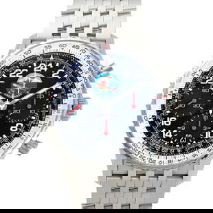 BREITLING Navitimer AB02302A1B1P1 Black Men's: Band Size: NA Case Material: NA Band Material: NA Type: Wristwatch Case Size: 41.0mm Brace size 21.0cm Movement: Manual Color: Black At SEUYCO, we strive to provide detailed and accurate