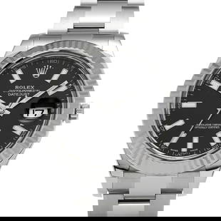 ROLEX Datejust Ii 116334 Black Case Size 4141mm: Type: Wristwatch Band Size: 19cm Case Size: 41x41mm Movement: Automatic Band Material: Stainless Case Material: Sapphire Crystal Color: Black At SEUYCO, we strive to provide detailed and accurate
