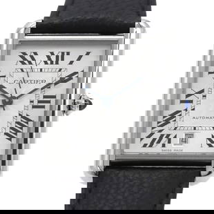 CARTIER Tank Must Watch Xl WSTA0040 Silver Men's: Case Material: NA Type: Wristwatch Band Size: 19.6~15.2cm Case Size: 31x41mm Movement: Automatic Band Material: Stainless Steel Leather Color: Silver At SEUYCO, we strive to provide detailed and