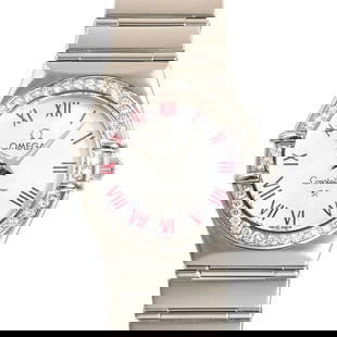 OMEGA Constellation 1476-63 White Ladies Watch: Case Material: NA Type: Wristwatch Band Size: 15.5cm Case Size: 26mm (actual size) Movement: Quartz Band Material: Stainless Steel/Bracelet Color: White At SEUYCO, we strive to provide detailed