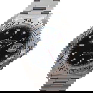 ROLEX Explorer 2 16570 Black Case Size 38mm: Band Size: NA Case Material: NA Band Material: NA Type: Wristwatch Case Size: 38mm Movement: Automatic Color: Black At SEUYCO, we strive to provide detailed and accurate descriptions of all items