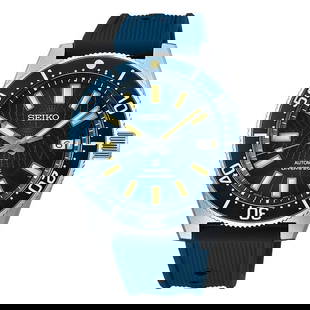 SEIKO Prospex Save the Ocean Limited Edition: Display: Analog With Manual/Booklet: Yes With Original Box/Packaging: Yes Band Width: 20 mm Dial Color: Blue Customized: No Band Material: Silicone Band Color: Blue Type: Wristwatch With Papers: Yes