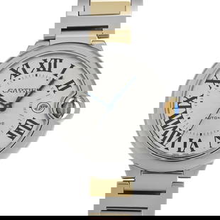 CARTIER Ballon Blue Lm W69009Z3 Silver Case:: Type: Wristwatch At SEUYCO, we strive to provide detailed and accurate descriptions of all items listed for auction. The condition of each item is carefully evaluated by our expert partners. We
