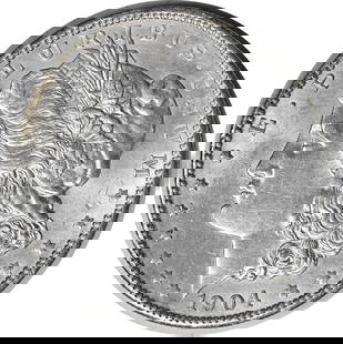 1904 Morgan Silver Dollar Choice BU Uncertified: Certification: Uncertified Circulated/Uncirculated: Uncirculated Year: 1904 Composition: Silver Mint Location: No Mint Mark Km Number: 110 Denomination: $1 Grade: Choice BU Coin: Morgan At SEUYCO,
