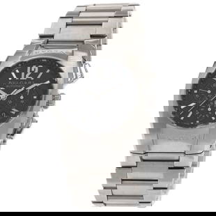 BVLGARI Elgon Chronograph Watches EG35BSSDCH: Style: Watches Material: Stainless Steel Display: Chronograph Movement: Mechanical Automatic Type: Wristwatch Exterior Color: Silver At SEUYCO, we strive to provide detailed and accurate