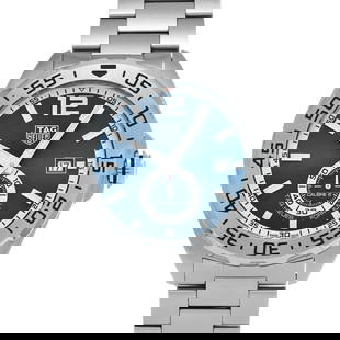 TAG HEUER Formula 1 Caliber 6 WAZ2014.BA0842: Type: Wristwatch Band Size: 21cm Case Size: 43x43mm Movement: Automatic Band Material: Stainless Case Material: Sapphire Crystal Color: Blue At SEUYCO, we strive to provide detailed and accurate