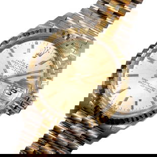 ROLEX DATEJUST Tridor 69179BIC Yellow Gold: Movement: Automatic Winding (With Manual Winding) Material: YG/WG/PG Color: Yellow Gold Dial Color: Gold Arm Circumference Size: 15.5cm Water Resistance: Waterproof 100M Type: Wrist watch At