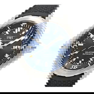 IWC Aquatimer Expedition Jacques-Yves Cousteau: Case Material: NA Type: Wristwatch Band Size: 16cm~20cm Case Size: 44mm Movement: Automatic Band Material: Stainless Steel Color: Blue At SEUYCO, we strive to provide detailed and accurate