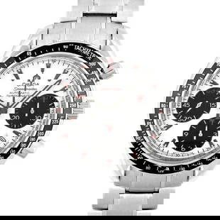 OMEGA Speedmaster Date 323.30.40.40.04.001 White: Band Size: NA Case Material: NA Movement: NA Type: Wristwatch Case Size: 40mm Band Material: Stainless Steel Color: White At SEUYCO, we strive to provide detailed and accurate descriptions of all