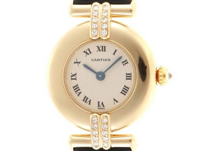 Cartier Collise WB101931 YG/Kawaii YG/Leather: Material: YG/KAWA Size: 24mm Bracelet: Maximum 15.5cm Type: Wrist watch At SEUYCO, we strive to provide detailed and accurate descriptions of all items listed for auction. The condition of each