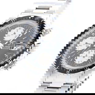 TUDOR Oyster Date Chronotime Big Block 79170: Movement: Automatic Winding Case Size: 40mm Band Size: 18.5cm Case Material: Stainless Steel Band Material: SS Watch Glass: Plastic Windshield Dial Color: Black/Silver Type: Wrist watch At SEUYCO,