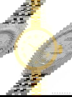 ROLEX Datejust 179173 Ivory Case Size 26mm: Case Material: NA Band Material: NA Type: Wristwatch Band Size: 16cm Case Size: 26mm Movement: Automatic Color: Ivory At SEUYCO, we strive to provide detailed and accurate descriptions of all