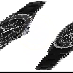 CHANEL J12 1.5" Watches H0684 Ceramic/Rubber mens: Style: Watches Material: Ceramic Display: Analog display Movement: Mechanical Automatic Type: Wristwatch Exterior Color: black At SEUYCO, we strive to provide detailed and accurate descriptions of