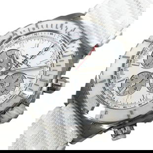 BREITLING Super Chronomat B01 44 Japan Edition: Case Material: NA Type: Wristwatch Band Size: 18cm Case Size: 44mm Movement: Automatic Band Material: Ss/Rubber Strap Color: White At SEUYCO, we strive to provide detailed and accurate