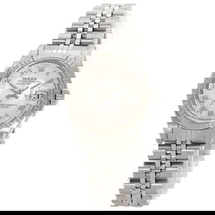 ROLEX Datejust Watches 79174NRD Stainless: Style: Watches Material: Stainless Steel Display: Analog display Movement: Mechanical Automatic Type: Wristwatch Exterior Color: Silver ---- At SEUYCO, we strive to provide detailed and accurate