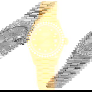 ROLEX Datejust 10P Bezel Diamond Watches 69138G: Style: Watches Material: K18 Yellow Gold Display: Analog display Movement: Mechanical Automatic Type: Wristwatch Exterior Color: Gold ---- At SEUYCO, we strive to provide detailed and accurate