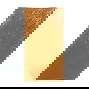 Bvlgari Long Wallet Purse Leather Brown Logo: Brand: BVLGARI Item: Long Wallet Purse Model: logo bi-fold wallet Gender: mens Color: Brown Material: leather Accessories: Storage box Size: cm (approx.): W9.5 x H17.5 inch (approx.): W3.7 x H6.9 