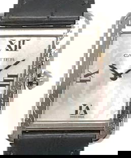 Cartier Tank Solo SM wristwatch W1019555 #008: Dial Size: 1.7cm x 2.0cm Color: Silver Minimum Wrist Size: 16.0cm Type: Wrist watch ---- At SEUYCO, we strive to provide detailed and accurate descriptions of all items listed for auction. The