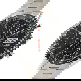 TAG HEUER Carrera Caliber 16 CV201AH.BA0725: Case Material: NA Movement: NA Type: Wristwatch Band Size: 20.5cm Case Size: 41.0mm Band Material: Ss (Stainless Steel) Color: Black ---- At SEUYCO, we strive to provide detailed and accurate