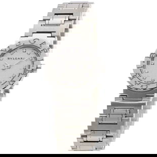 BVLGARI BVLGARI BVLGARI 12P Diamond Watches: Style: Watches Material: Stainless Steel Display: Analog display Movement: Quartz Type: Wristwatch Exterior Color: Silver ---- At SEUYCO, we strive to provide detailed and accurate descriptions of
