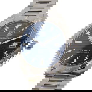 TAG HEUER Aquaracer Caliber 5 WAY2112.BA0928: Material: SS Movement: Automatic Winding Dial Color: Blue Dial Type: Wrist watch ---- At SEUYCO, we strive to provide detailed and accurate descriptions of all items listed for auction. The