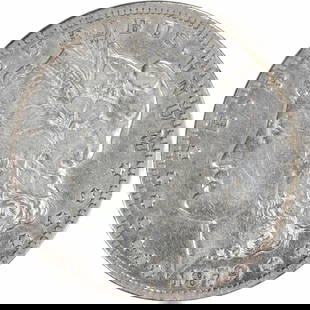 1879-CC Morgan Silver Dollar F Uncertified #543: Certification: Uncertified Circulated/Uncirculated: Circulated Year: 1879 Composition: 90% Silver 10% Copper Mint Location: Carson City Km Number: 110 Denomination: $1 Grade: F Coin: Morgan