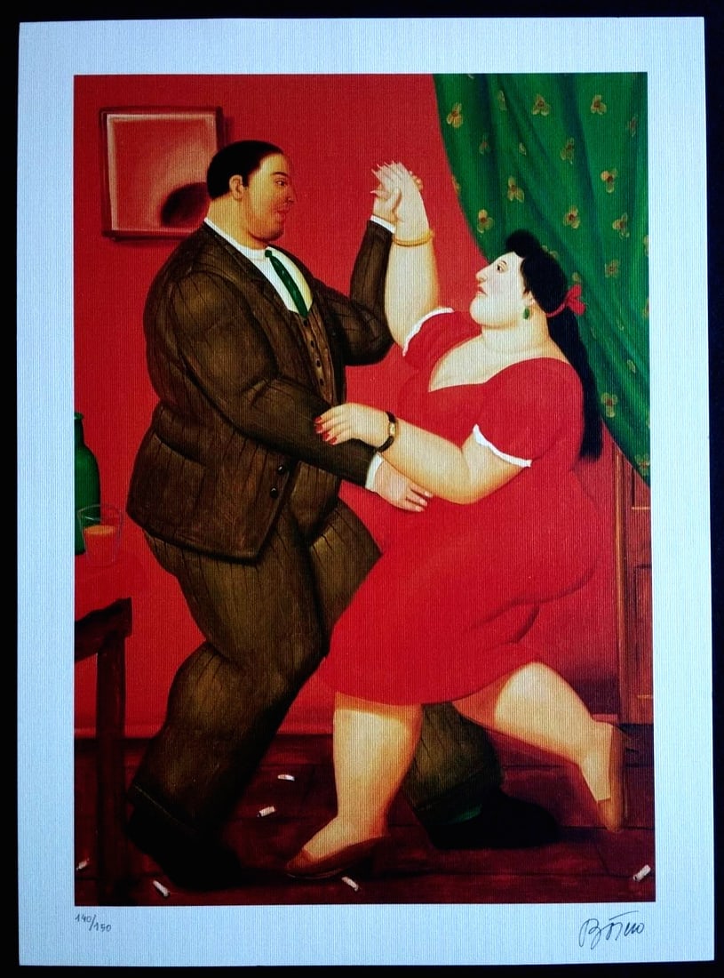 Fernando Botero Mum Lithograph COA  Numbered (1 of 10)