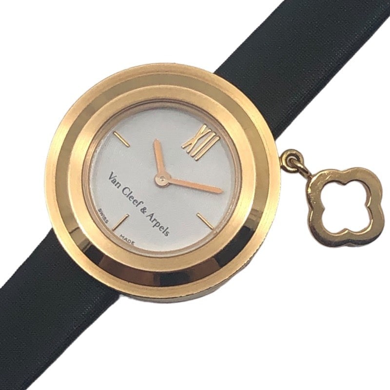 Van Cleef & Arpels Charm watch VCARO4HS00: Movement: Quartz Material: K18PG/leather belt Arm Circumference Size: 15cm Water Resistance: Daily Life 30M Type: Wrist watch ---- At SEUYCO, we strive to provide detailed and accurate descriptions of