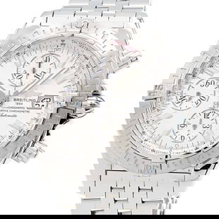 BREITLING Chronomat Evolution A13356 Silver: Case Material: NA Type: Wristwatch Band Size: 20.8cm Case Size: 43mm Movement: Automatic Band Material: Stainless Steel Color: Silver ---- At SEUYCO, we strive to provide detailed and accurate