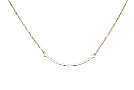 TIFFANY&Co K18RG T-Smile small #018: Metal Purity: K18 rose gold Metal: K18 rose gold Weight: Approximately 2.9g Type: Necklace Style: Necklace ---- At SEUYCO, we strive to provide detailed and accurate descriptions of all items