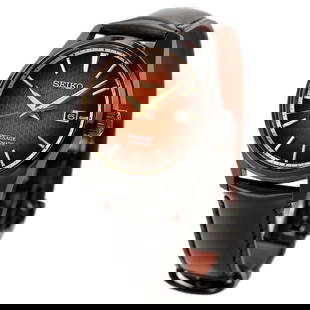 SEIKO Presage SARX101 Brown Sharp Edged: Display: Analog With Original Box/Packaging: Yes Dial Color: Brown Customized: No Band Material: Leather Band Color: Black Type: Wristwatch Modified Item: No With Papers: Yes Movement: Mechanical