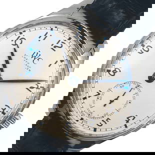 IWC Portuguese Automatic 40 IW358304 #1122: Movement: Automatic Winding Material: stainless steel Color: Silver Dial Color: Silver Arm Circumference Size: 20cm Water Resistance: Daily Life 3 Atm Type: Wrist watch ---- At SEUYCO, we strive