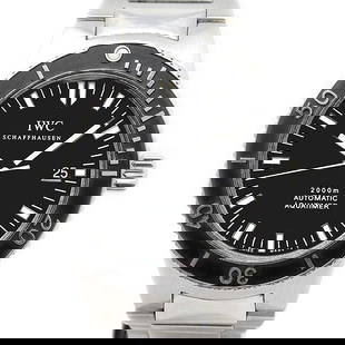 IWC GST Aquatimer IW353602 42mm Automatic #052: Material: SS Cace Size: 42mm Band Size: 16cm Box & Instructions: Only what is in the listing photo. Type: Wrist watch ---- At SEUYCO, we strive to provide detailed and accurate descriptions of all