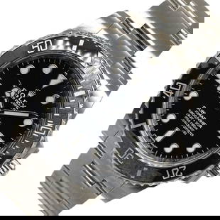ROLEX Submariner Non-Date Random Serial 114060: Movement: Automatic Winding Material: SS Color: Silver X Black Dial Color: Black Arm Circumference Size: 21cm Water Resistance: Waterproof 300M Type: Wrist watch ---- At SEUYCO, we strive to