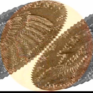 1909-D $5 Gold Indian AU Uncertified #715: Certification: Uncertified Circulated/Uncirculated: Circulated Year: 1909 Mint Location: Denver Fineness: 0.9 Km Number: 129 Denomination: $5 Grade: AU Composition: 90% Gold 10% Copper Designer: