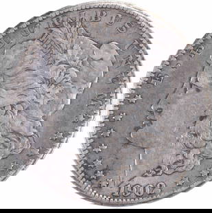 1902-S Morgan Silver Dollar Choice EF Uncertified: Certification: Uncertified Circulated/Uncirculated: Circulated Year: 1902 Composition: 90% Silver 10% Copper Mint Location: San Francisco Km Number: 110 Denomination: $1 Grade: XF Coin: Morgan