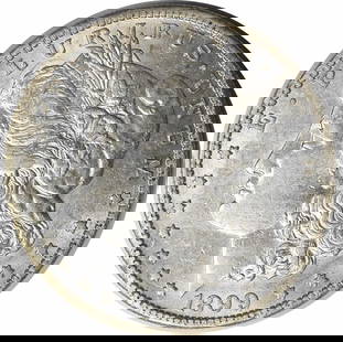 1899-S Morgan Silver Dollar AU Slider Uncertified: Certification: Uncertified Circulated/Uncirculated: Circulated Year: 1899 Composition: 90% Silver 10% Copper Mint Location: San Francisco Km Number: 110 Denomination: $1 Grade: AU Coin: Morgan