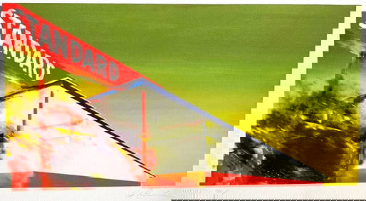 Ed Ruscha Lithograph (1991 Original Signed COA) (1 of 10)