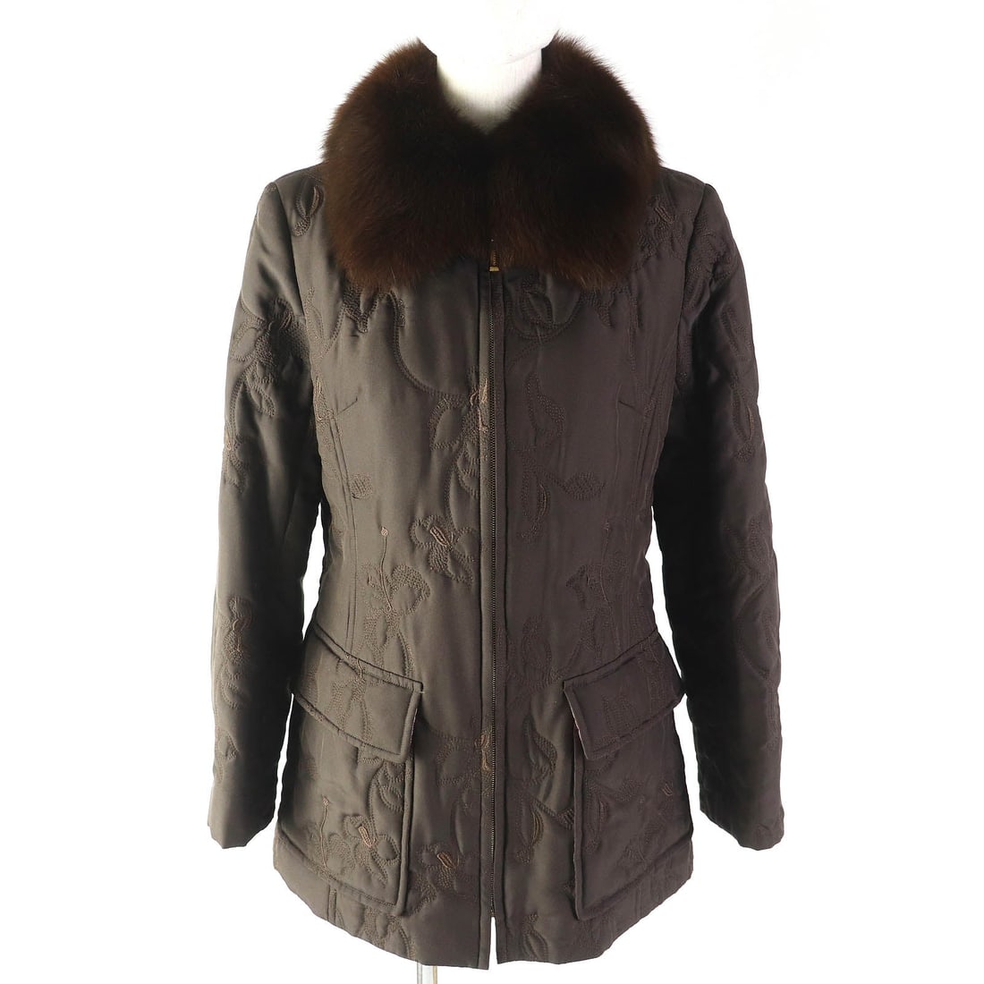 Roberta Scarpa Fox Fur Trimmed Alpine Jacket Roberta Scarpa Fox Fur Trimmed Alpine Jacket