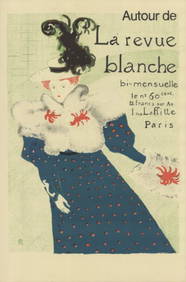 HENRI DE TOULOUSE-LAUTREC La Revue Blanche 35" x (1 of 1)