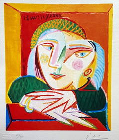 Pablo Picasso Lithograph COA Original Signed (1 of 14)