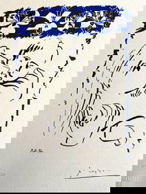 Pablo Picasso Lithograph COA Original Signed By (1 of 9)