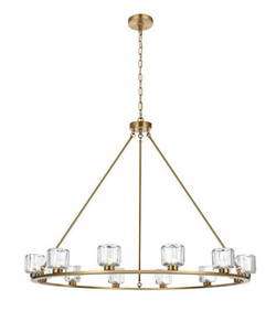 Large Chandelier 12 Light Fixture Living Dining (1 of 8)