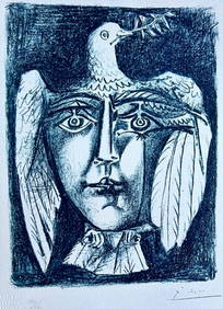 Pablo Picasso Lithograph COA Signed In Pen (1 of 13)